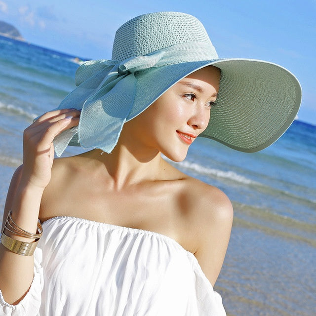 Elegant solhat til kvinder med UV-beskyttelse – SolGlam