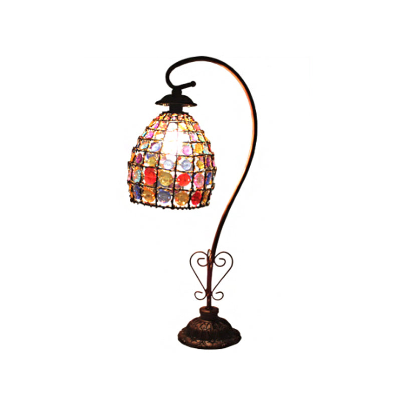 Fleksibel Natlampe med Justerbart Svanehalsdesign