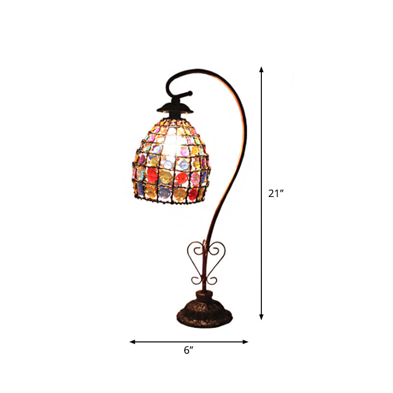 Fleksibel Natlampe med Justerbart Svanehalsdesign