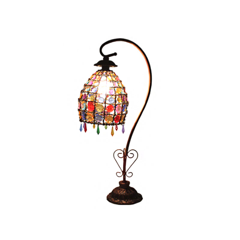 Fleksibel Natlampe med Justerbart Svanehalsdesign