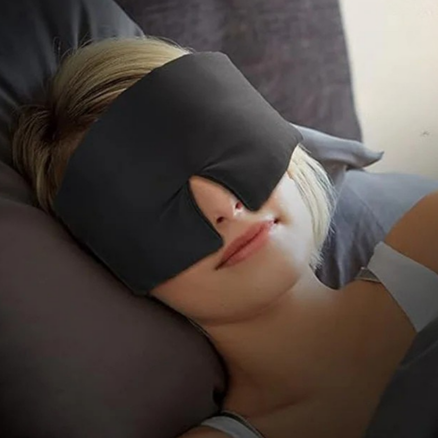 Silkeslen Sovmask för Ostörd Nattsömn