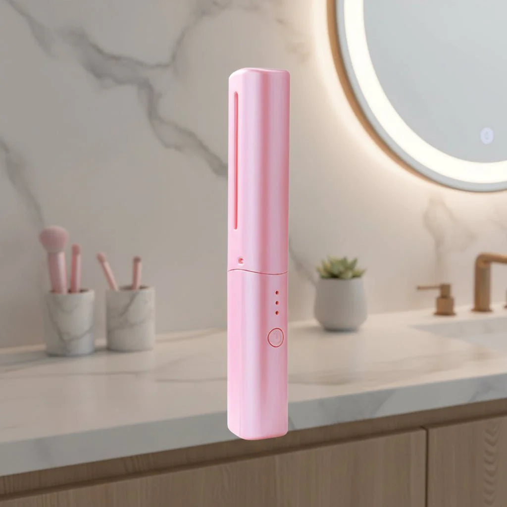 Trådløs Keramisk Glattebørste til Hurtig og Let Styling