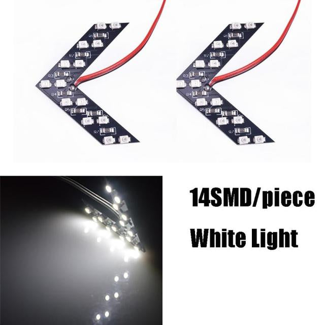 2 stk LED pilpanel til bil