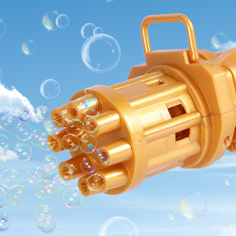 Elektrisk bubbelmaskin med bubblor