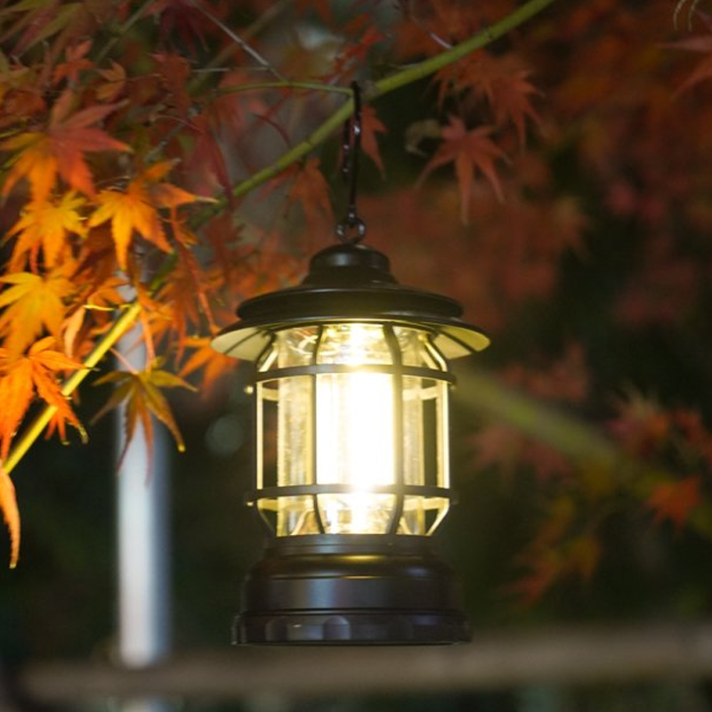 Retro campinglampa med 360° LED och magnetisk montering