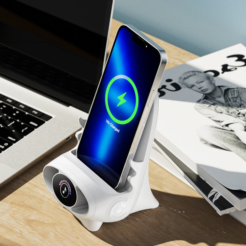 Smartphone Stativ med 15W Hurtigopladning - ChargeMate Pro