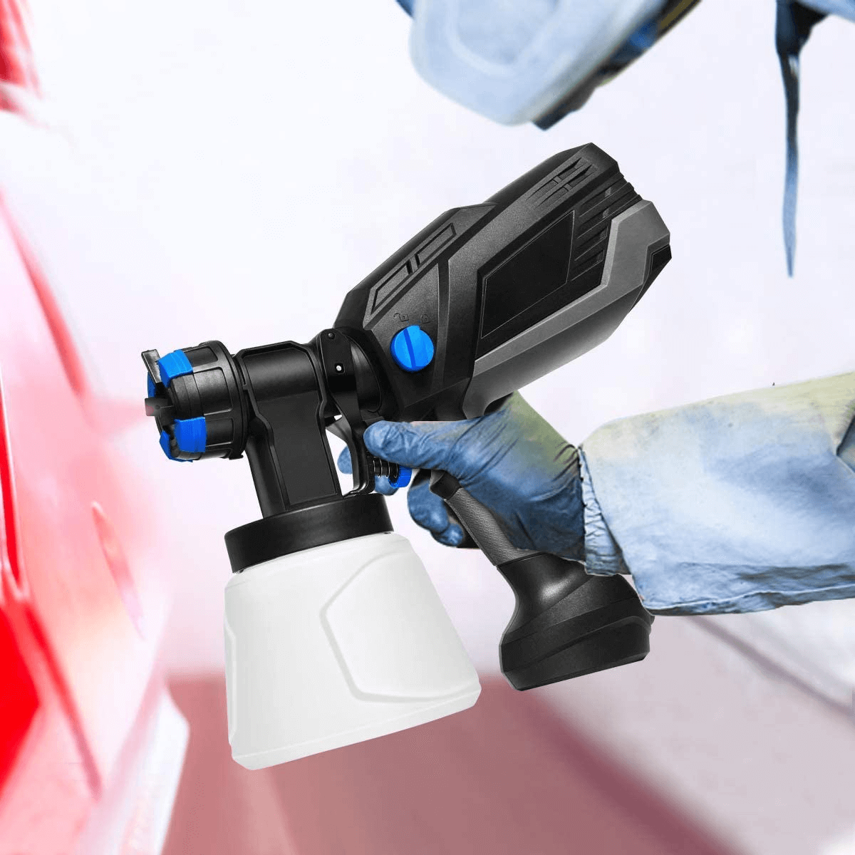 Effektiv elektrisk färgspruta utan lufttryck – SprayMaster