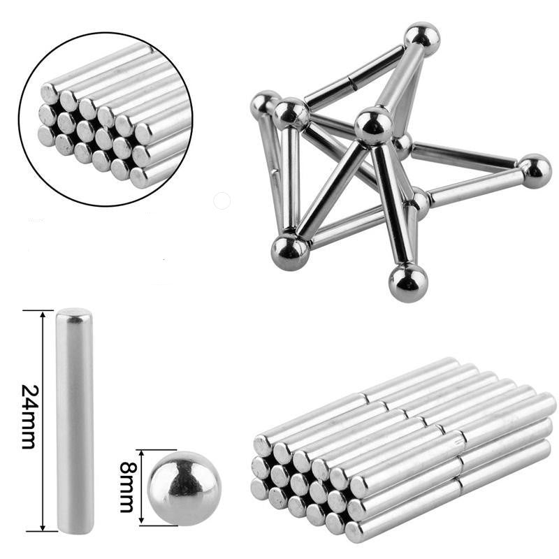 Kreativt magnetiskt byggset för lek och lärande