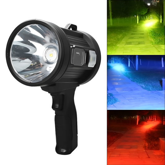 Kraftfuld Genopladelig LED Lommelygte med 100000 Lumen