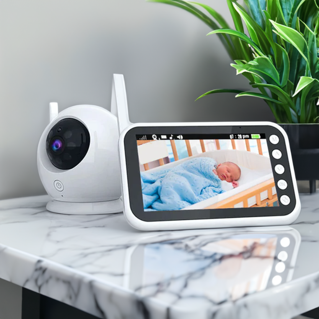 Babyvakt med HD-kamera, mörkersyn och app-kontroll