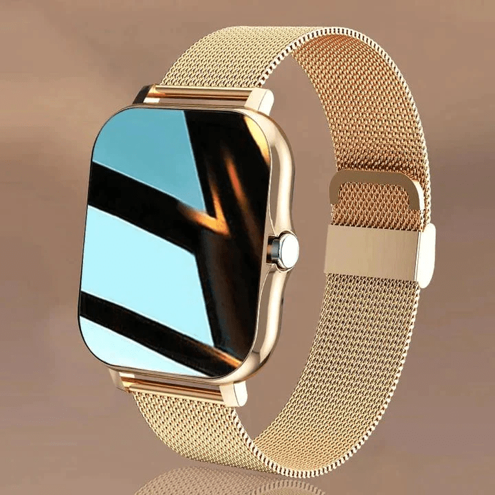 Slim Smartwatch för Kvinnor med Hälsoövervakning
