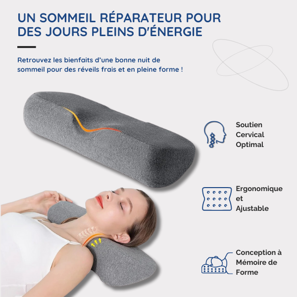 Ergonomisk Hovedpude med Memory Foam | Optimal Nakkestøtte