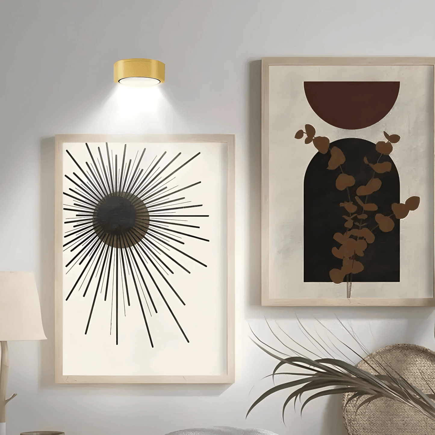 Fleksibel Magnetlampe til Malerier - 13 Farver, Trådløs & Elegant