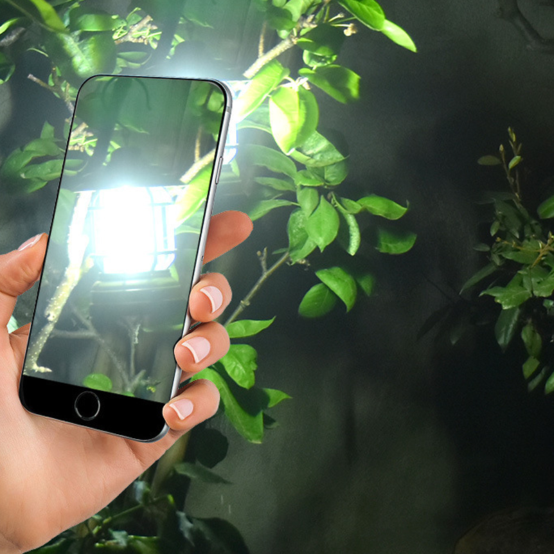 Retro campinglampa med 360° LED och magnetisk montering