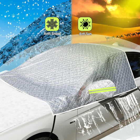 Bil Vindruta Frostskydd Snötäcke