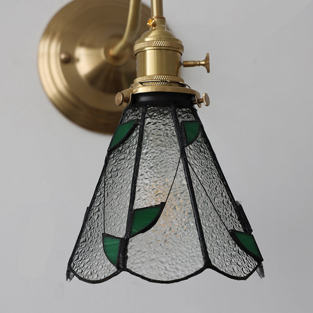 Væglampe med Vintage Glas – Stilfuld og Stemningsfuld Belysning