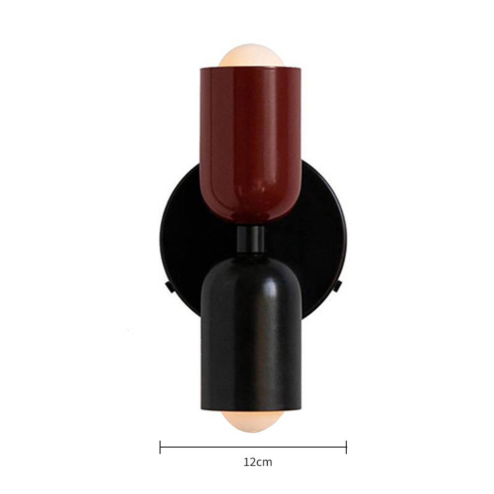 Elegant vintage vägglampa med dubbla ljus till det moderna hemmet