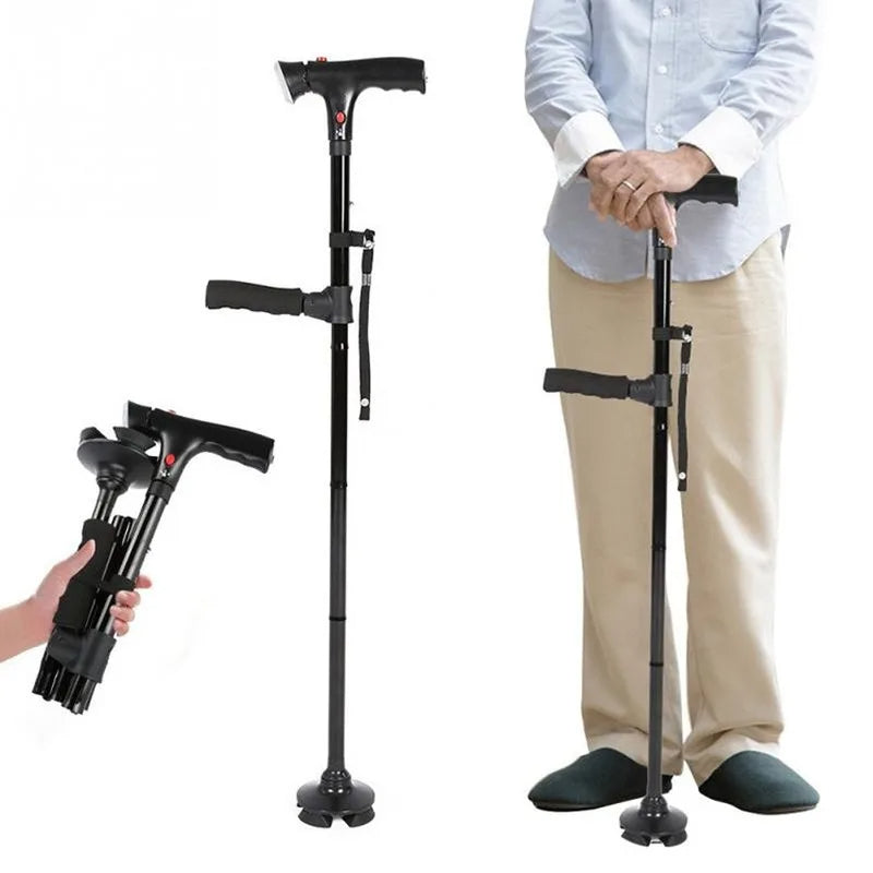 Justerbar gangstokk med ergonomisk design
