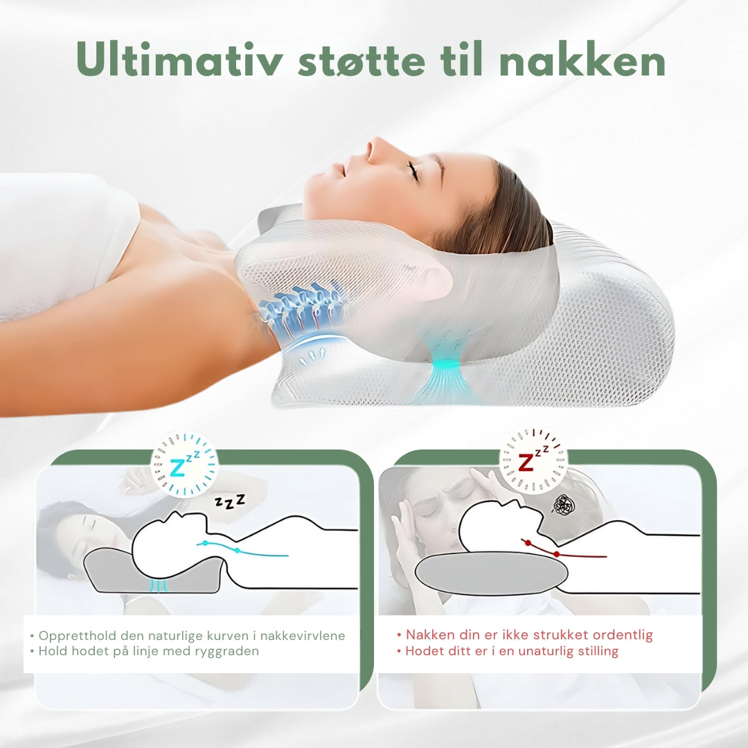Ergonomisk Nattesøvn - Den Ideelle Pude til Smertefri Søvn