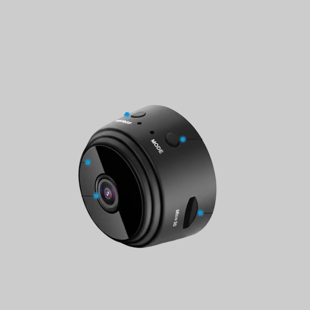 Trådlös 1080p Minikamera med Magnet och Nattseende