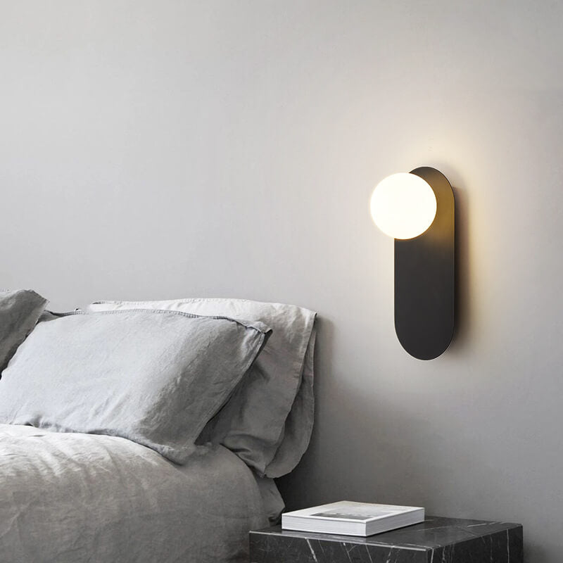 Elegant Væglampe i Glas og Metal - Moderne Design