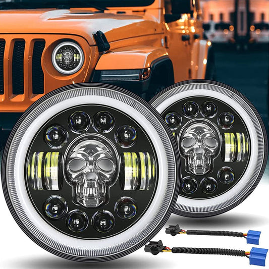 LED Skalle Formet Lys