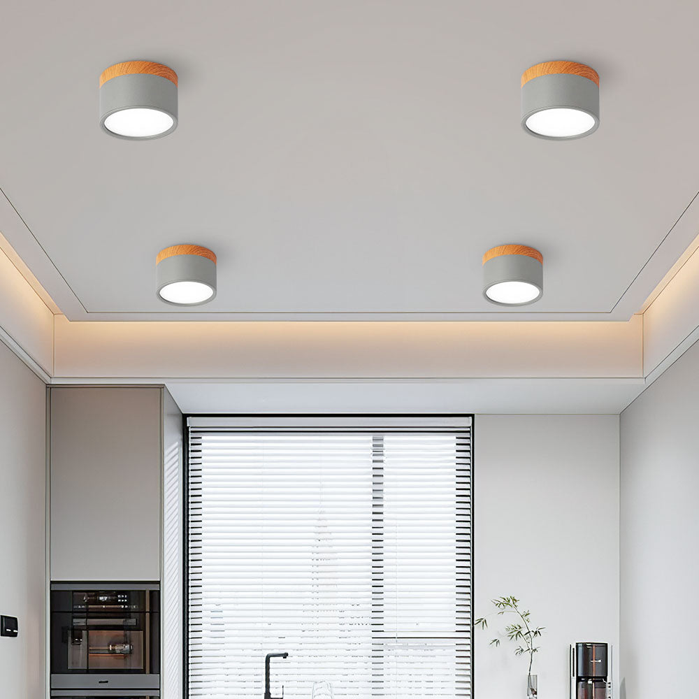 Stilfuldt Loftlys i Pink med Energibesparende LED