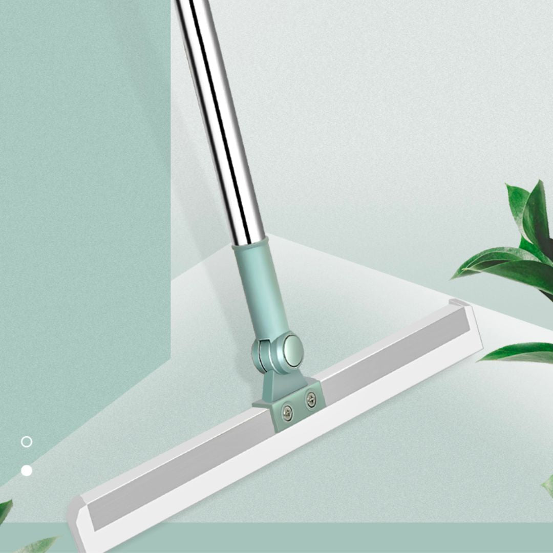 SmartClean Pro | Ergonomisk skyffel med silikonborstar för alla golvtyper