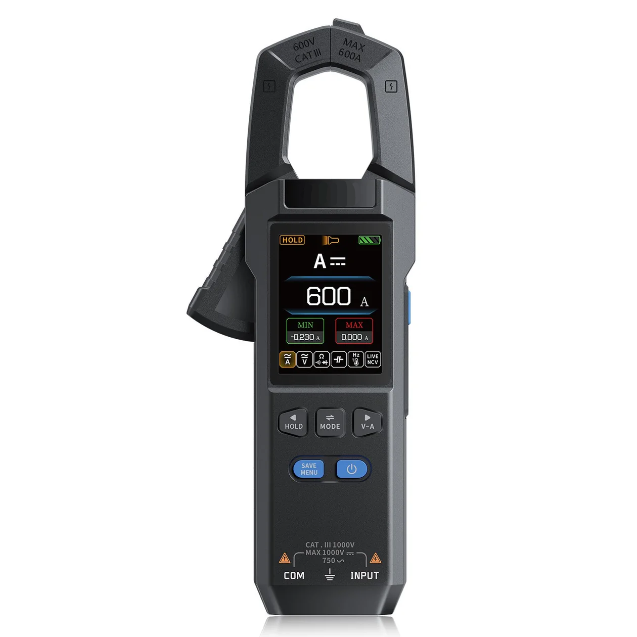 Precisionsmultimeter med färgskärm för noggranna mätningar