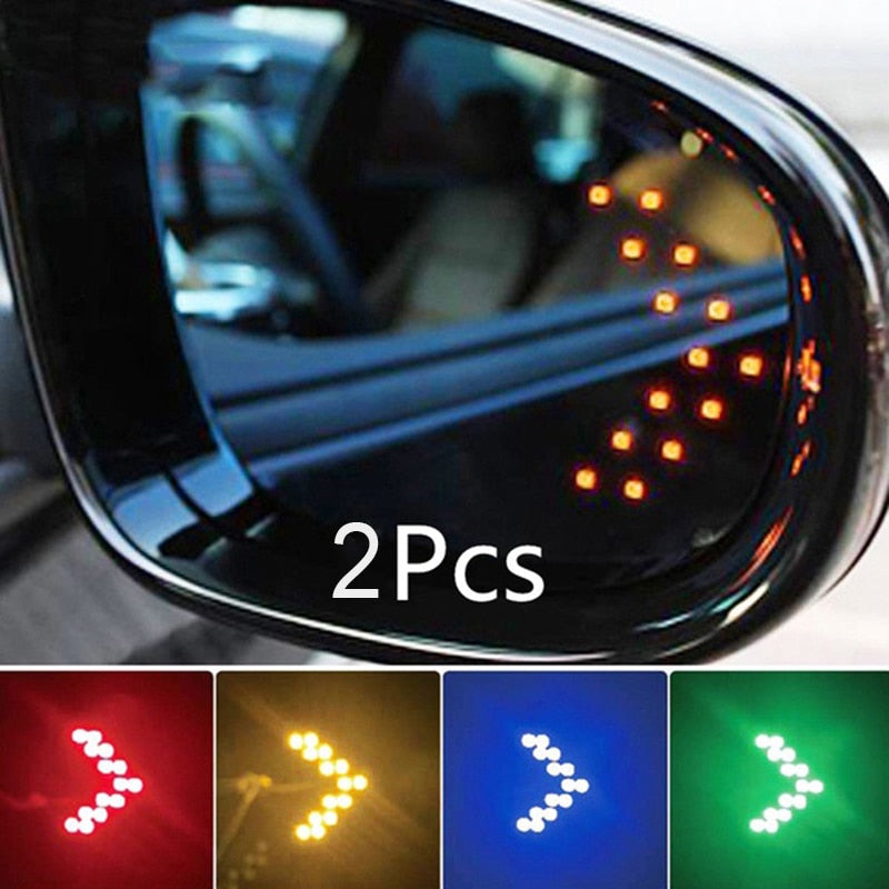 2 stk LED pilpanel til bil
