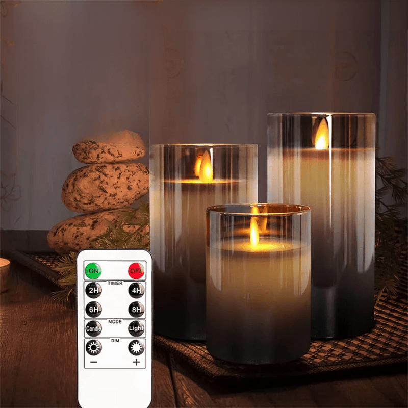 Realistiska LED-ljus med naturtrogen flam effekt