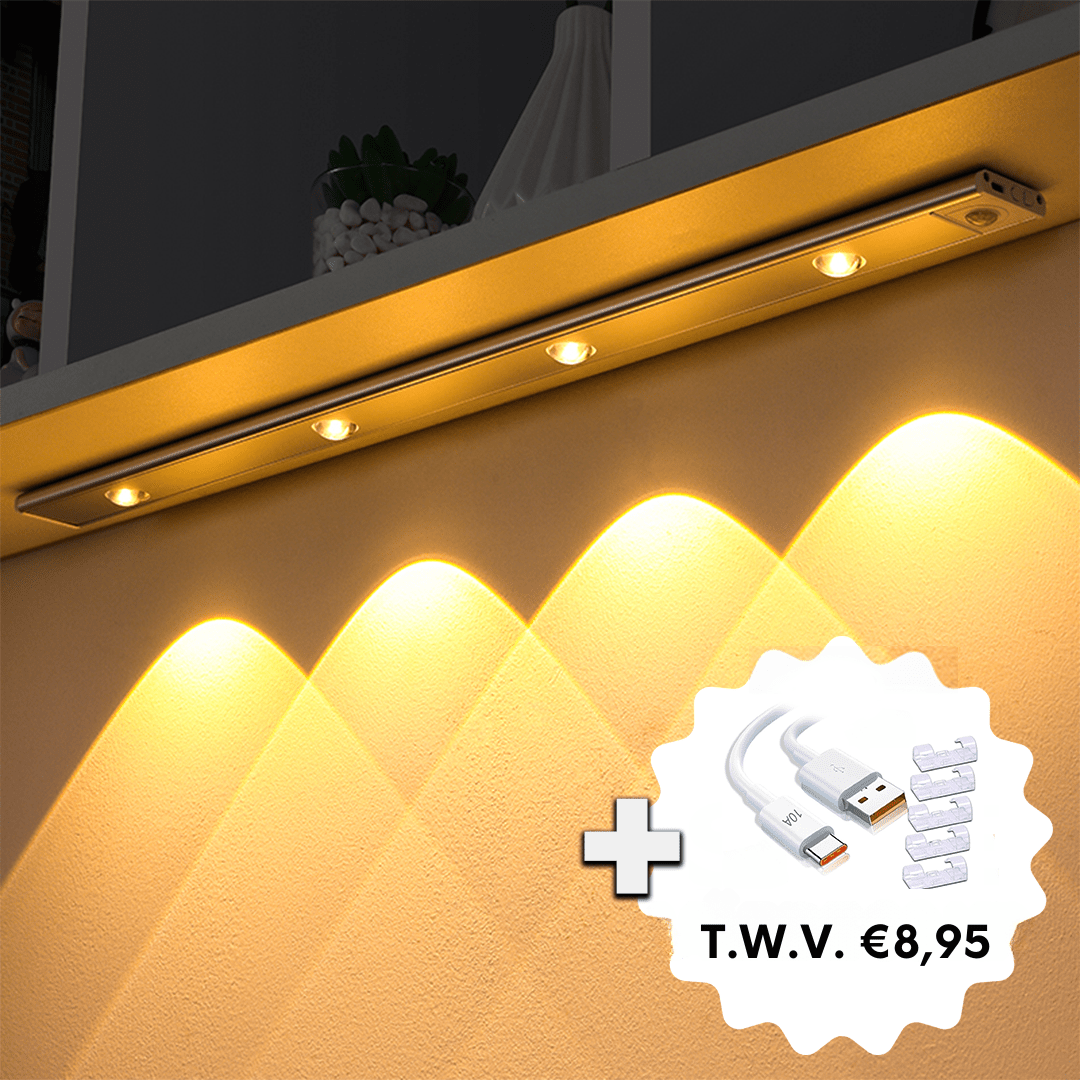 Trådlös LED-lampa med rörelsesensor