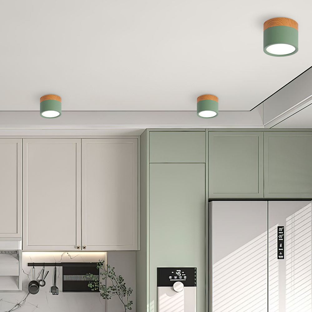 Stilfuldt Loftlys i Pink med Energibesparende LED