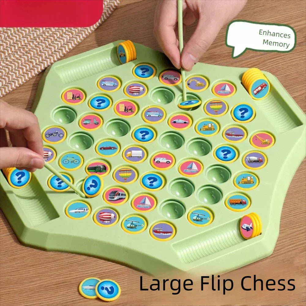 Flip & Match Memory Spil - Skærper Hukommelse og Fokus