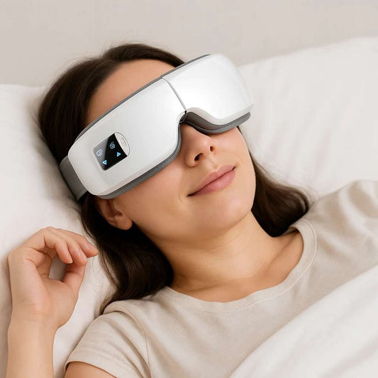 4D Ögonmassör med Lufttryck, Vibration och Värme