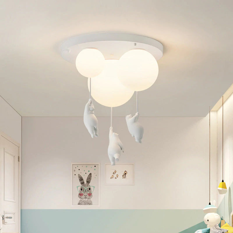 Moderne LED-plafondlampe med ballon-design - Stilfuld belysning