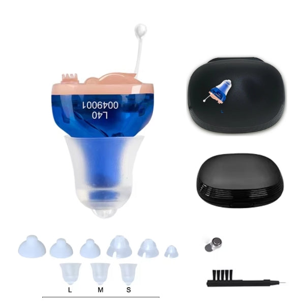 In-Ear Genopladelige Høreapparater med Klar Lyd, Langtidsholdbar Batteri og Behagelig Pasform til Daglig Brug