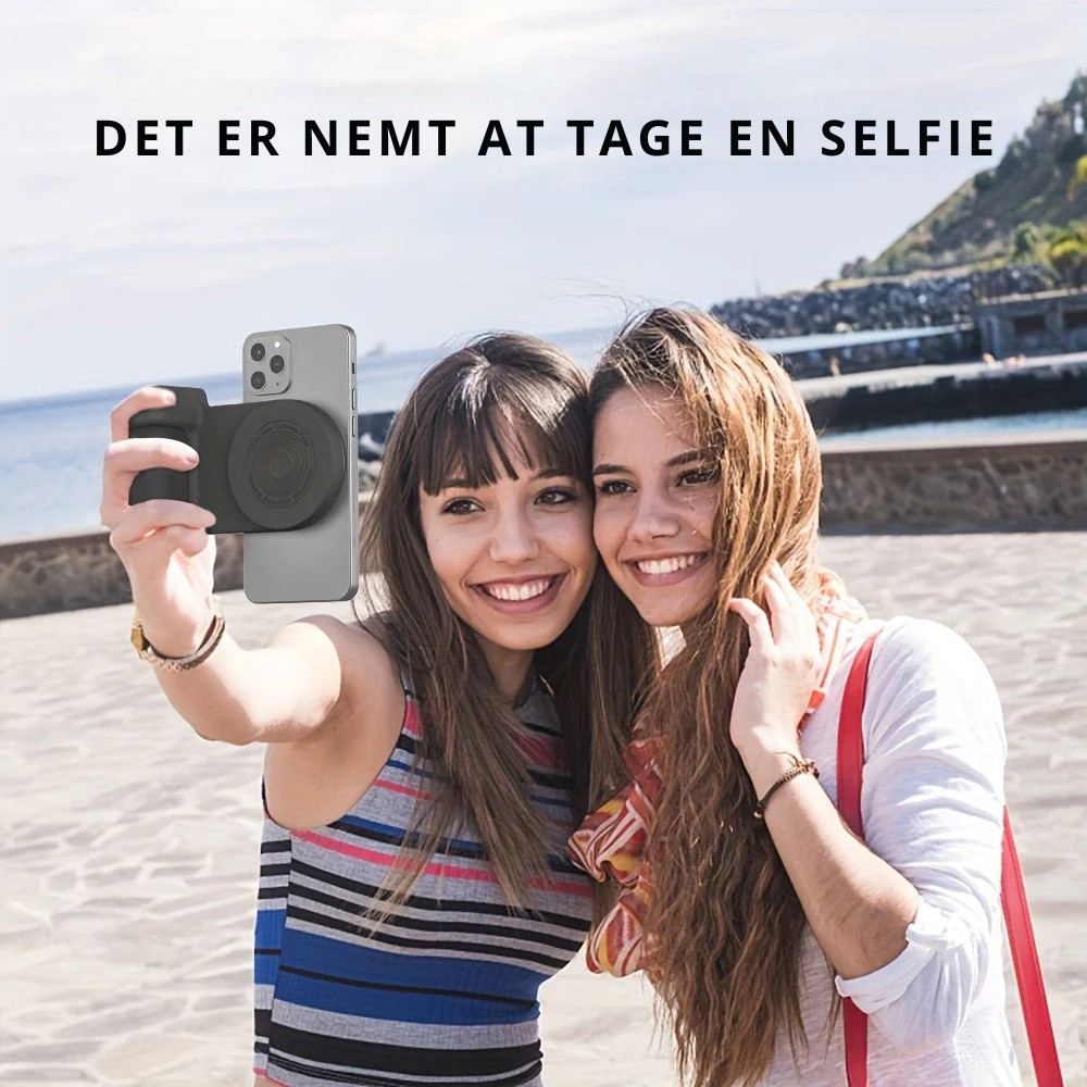 Skridsikkert Mobilgreb med 360° Rotation for Perfekte Optagelser