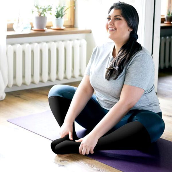 Bekväma Plus Size Kompressionsstrumpor med Optimalt Stöd