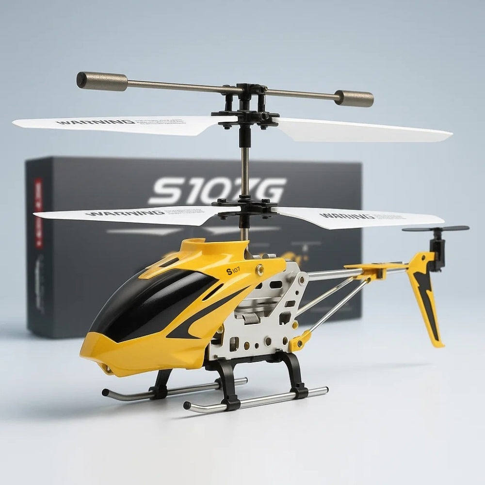Mini RC Helikopter 3.5CH med Gyroskop - Indestructible Rød