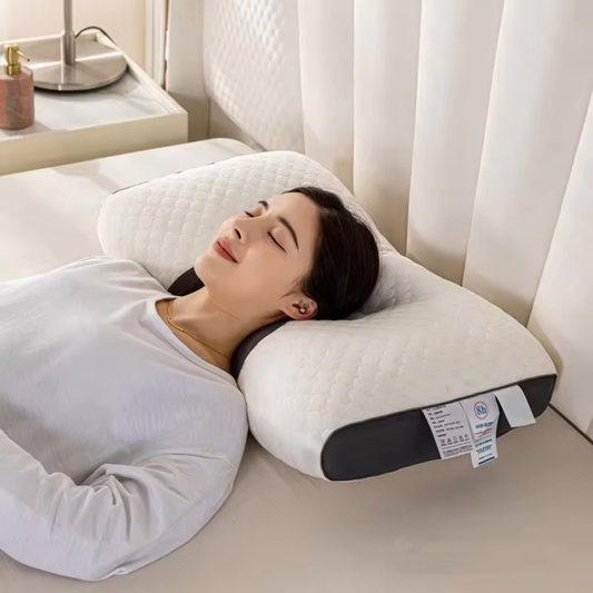 Ergonomisk nackkudde i memoryskum – Andningsbar konturdesign