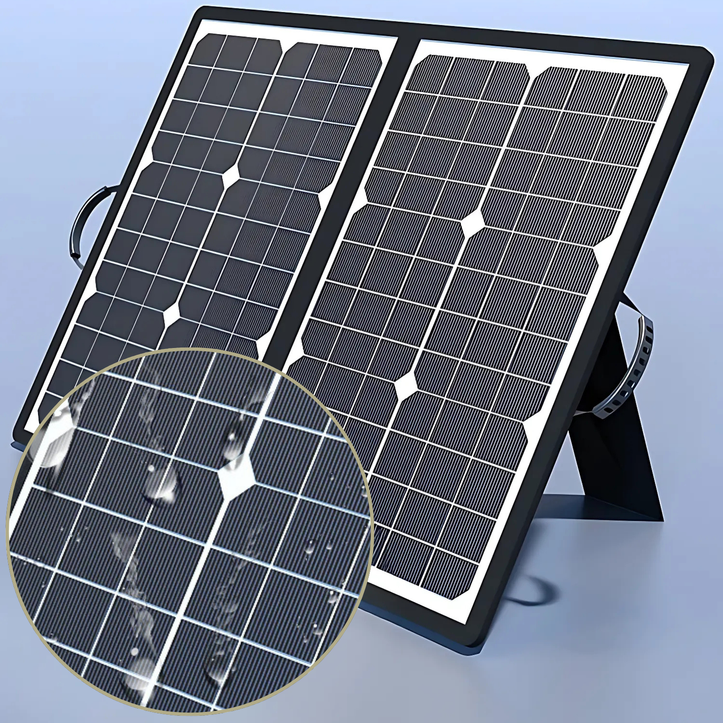 Flexibel solpanelssats 1000W för camping och resor