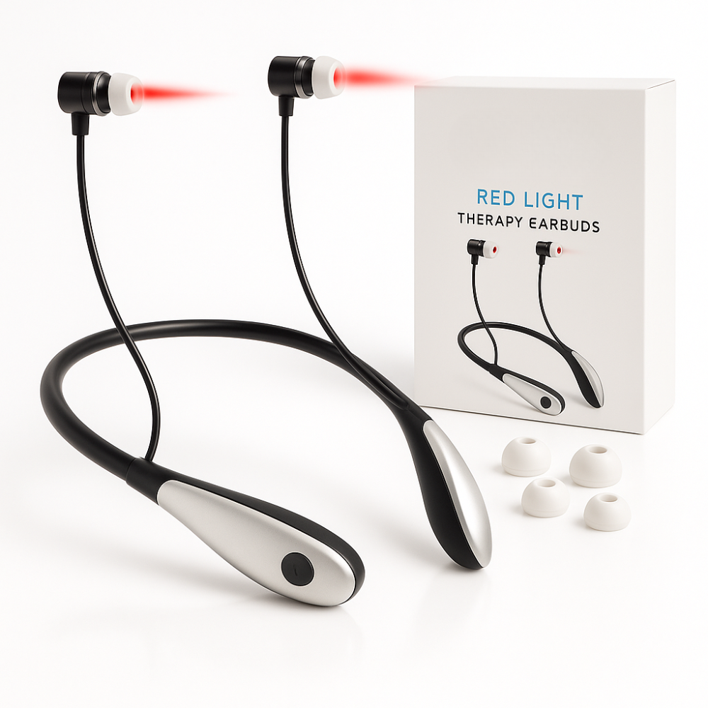 Rødt Lys Terapi Ørepropper til Tinnitus – Naturlig Lindring
