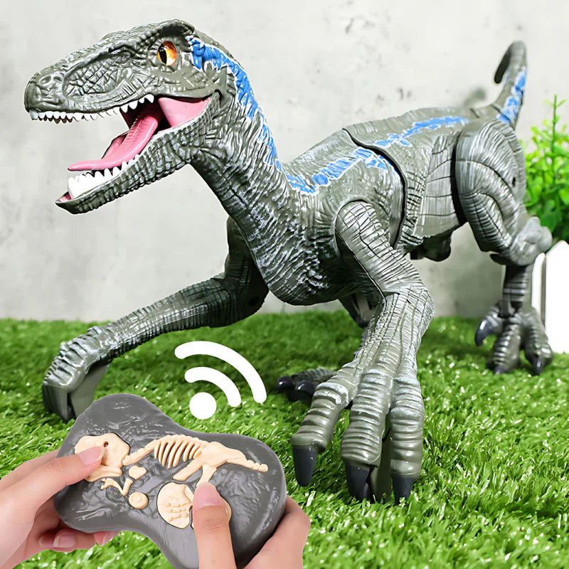 Fjärrstyrd dinosaurie med dimfunktion
