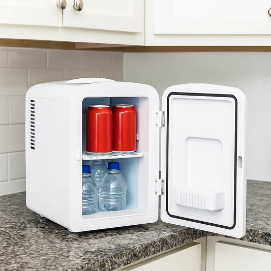 Transportabel Mini Køleskab 4L med Varme- og Kølefunktion