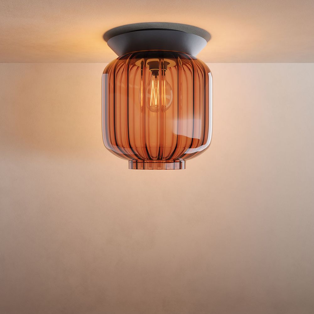 Moderne Loftlamper i Fluted Glas – Stilfuldt og Elegant Lys