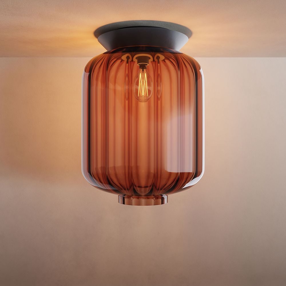 Moderne Loftlamper i Fluted Glas – Stilfuldt og Elegant Lys
