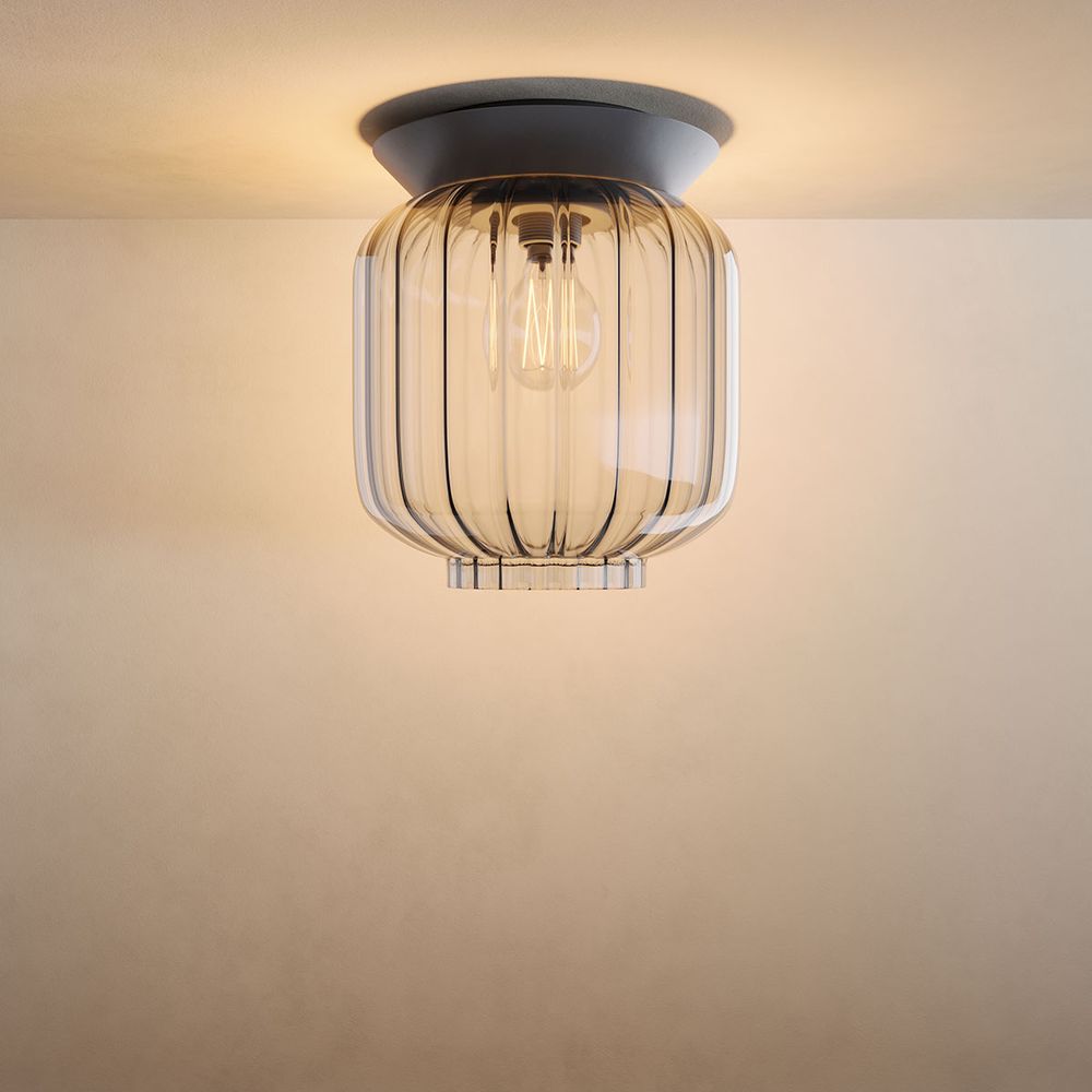Moderne Loftlamper i Fluted Glas – Stilfuldt og Elegant Lys