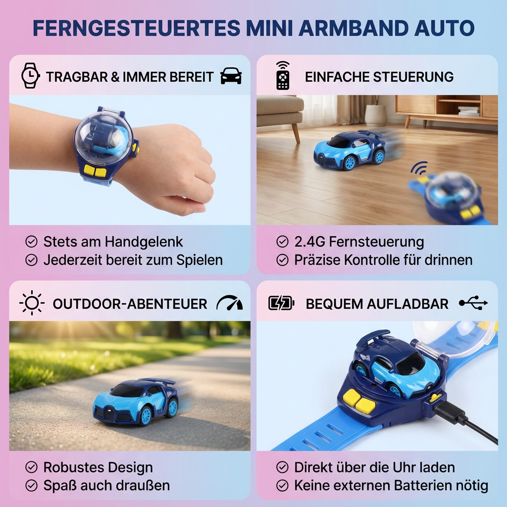 Mini fjärrstyrd armborstbil