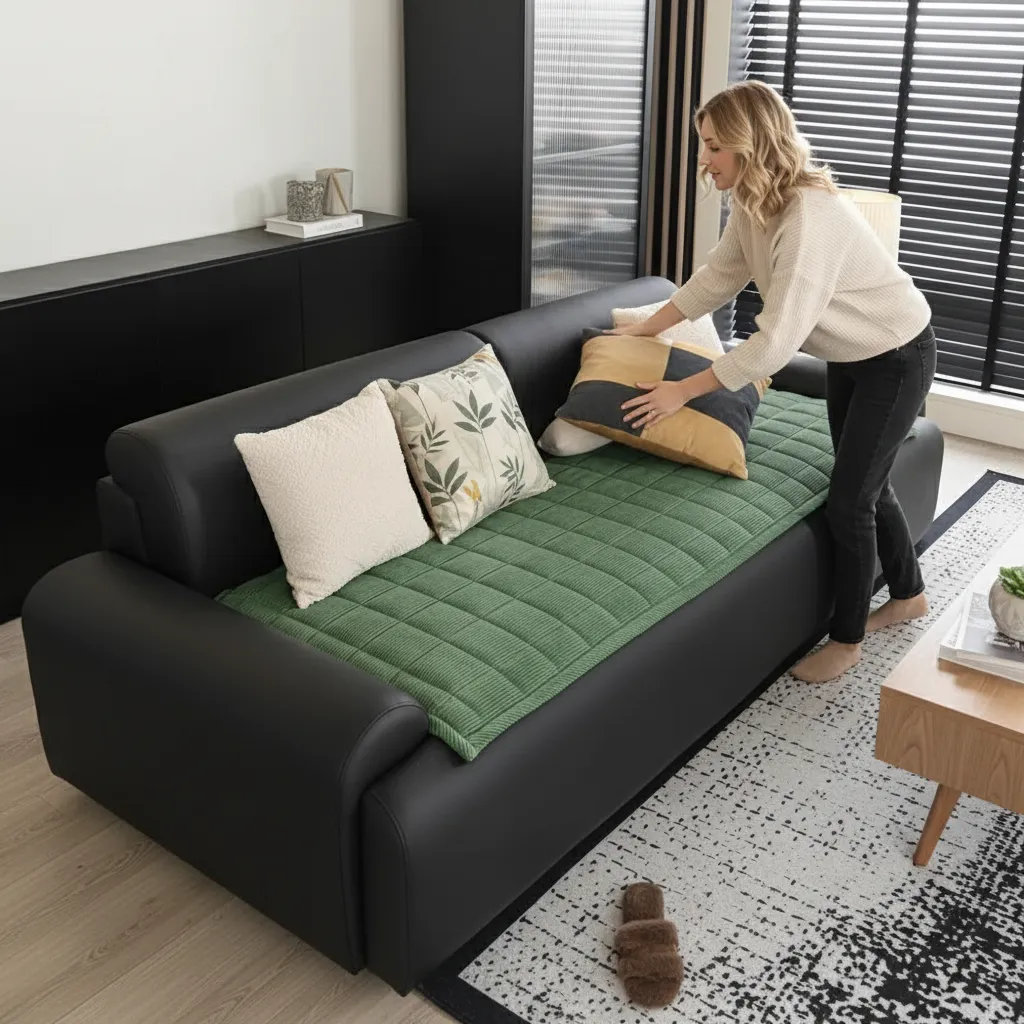 Elegant Sofaovertræk - Beskytter og Fornyer Dit Hjem